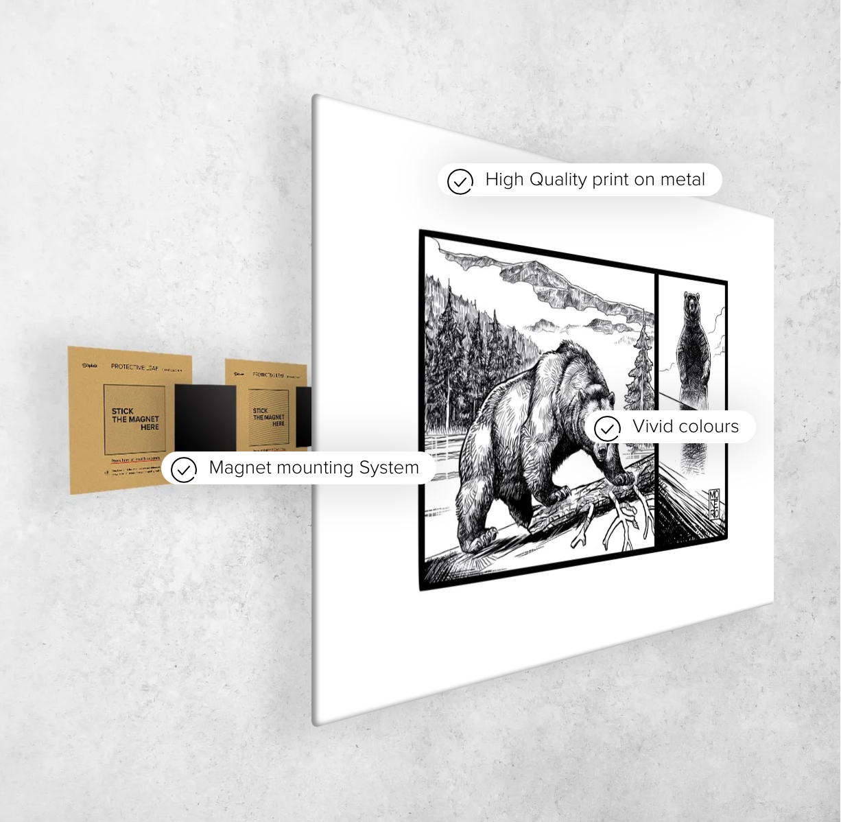 Guardian Series Metal Art With Free Shipping